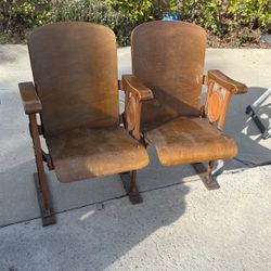 Vintage Theatre Chairs