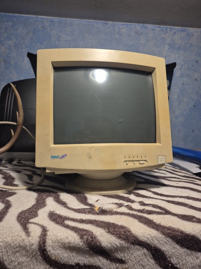 Beige CRT Monitor