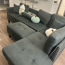 Couch With Ottoman 