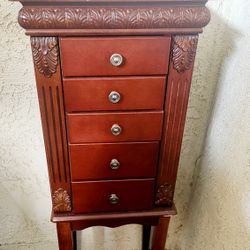 Wooden Jewelry Cabinet