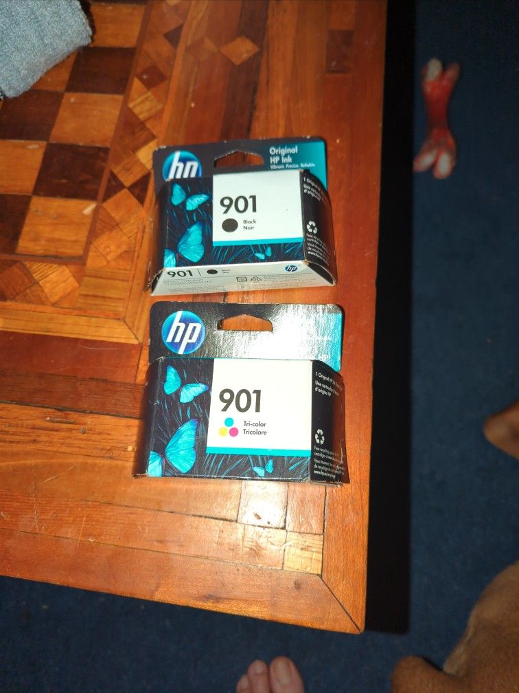 Unopened HP 901 Printer Ink Cartridges
