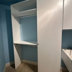 White Cabinets Wall Unit