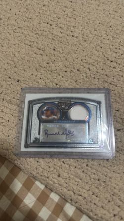 Bowman Sterling Autograph Baseball Card