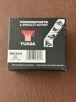 Yuasa Powersports Battery 6N4-2A-8