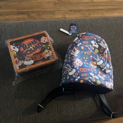 Brand New Space Jam Back Pack And Lunch Box