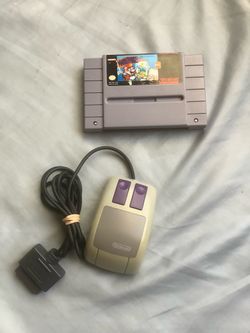 SNES Mario Paint and SNES Mouse
