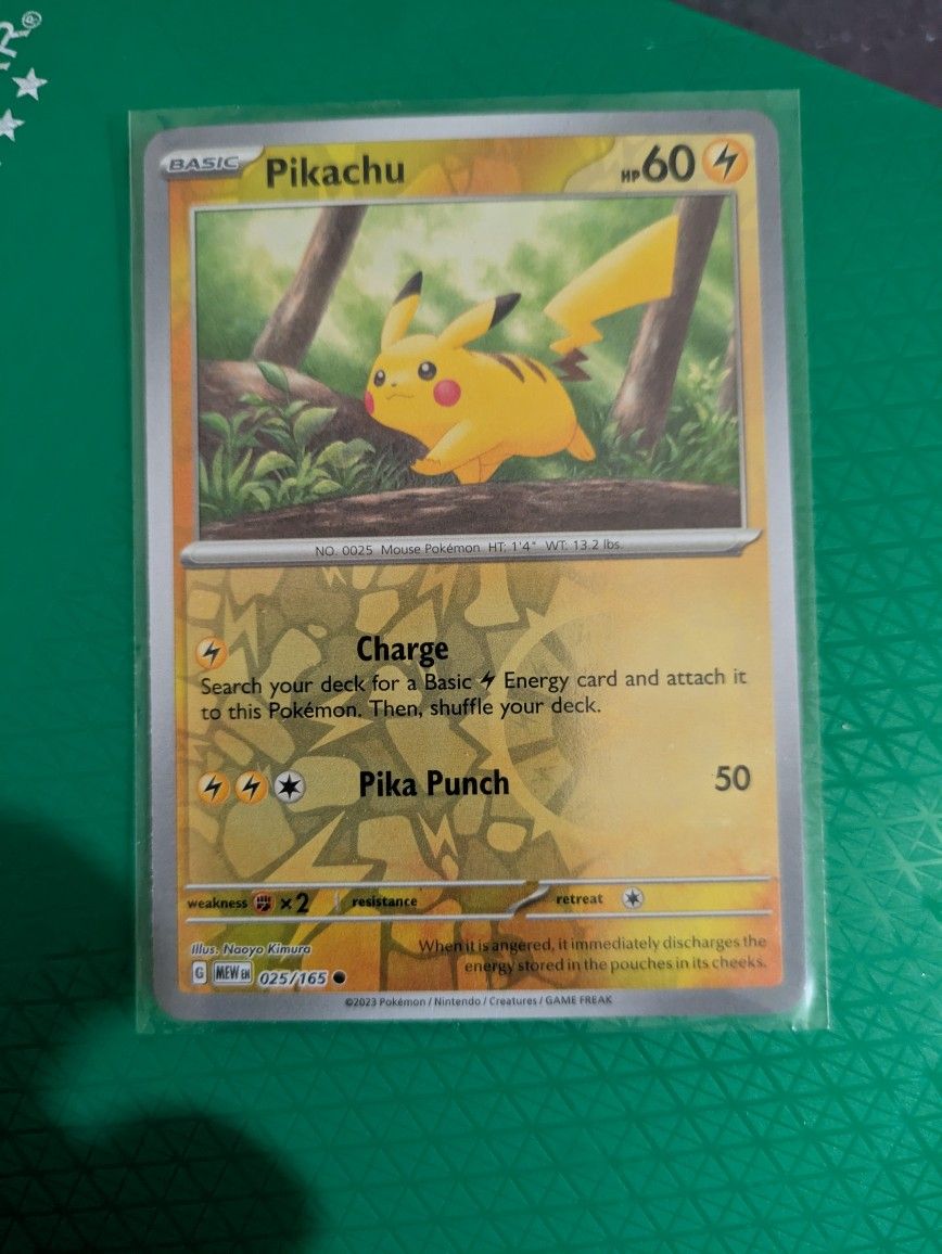 Pokemon Pikachu Rev Holo