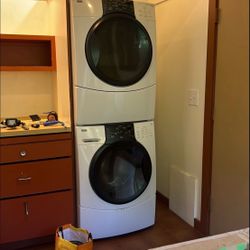 Kenmore Elite Front-Load Washer & Dryer – Stacked Set – Great Condition