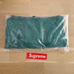 Supreme Small Box Hoodie Evergreen Large FW24