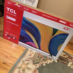 TCL series smart TV 43" 4k