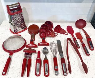 23 Piece Red KitchenAid Set
