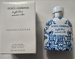 Dolce and Gabbana  Light Blue Summer Vibes  Big bottle 125ml