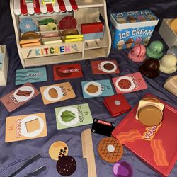 Wooden Play Food Sets