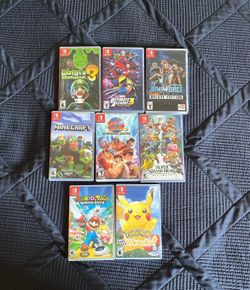 NINTENDO SWITCH GAMES **READ DESCRIPTION**
