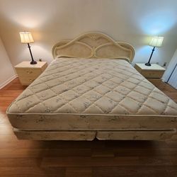 King Bedroom Set 4 Pieces With Mattress