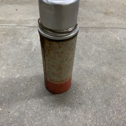 Vintage Metal Hiawatha Thermos
