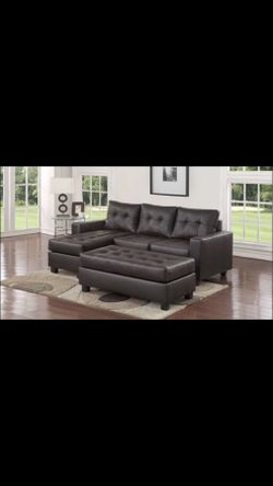 BRAND NEW SOFA CHAISE WITH OTTOMAN FOR $499!!!!!