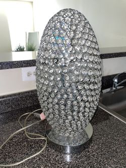 Crystal Globe Table Lamp