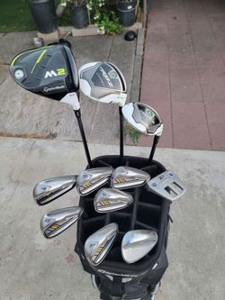 Taylormade M2 & RBLADEZ Golf Club Set Right Handed W/TaylorMade Cart Bag