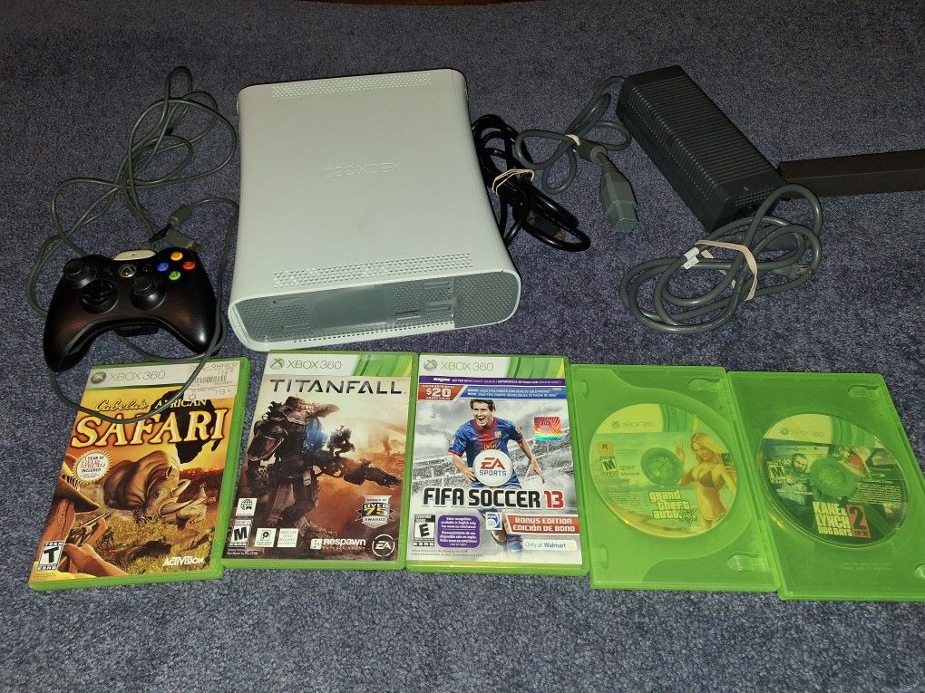 Xbox 360 With Games