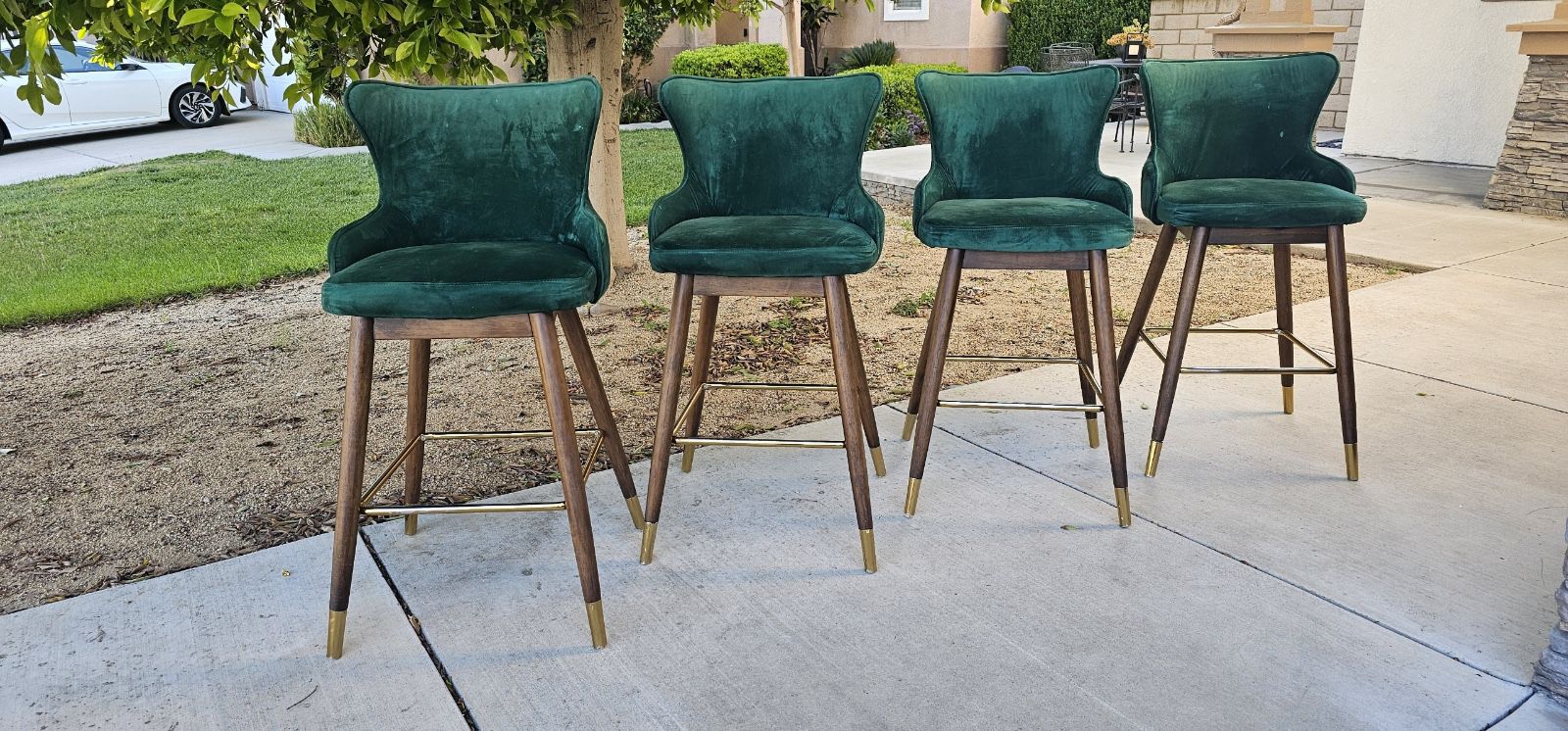 Velvet Dining Chairs (set of 4)