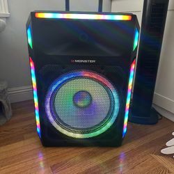 Monster X6 Bluetooth, AmFm Tuner, Karaoke With Mic And Tripod