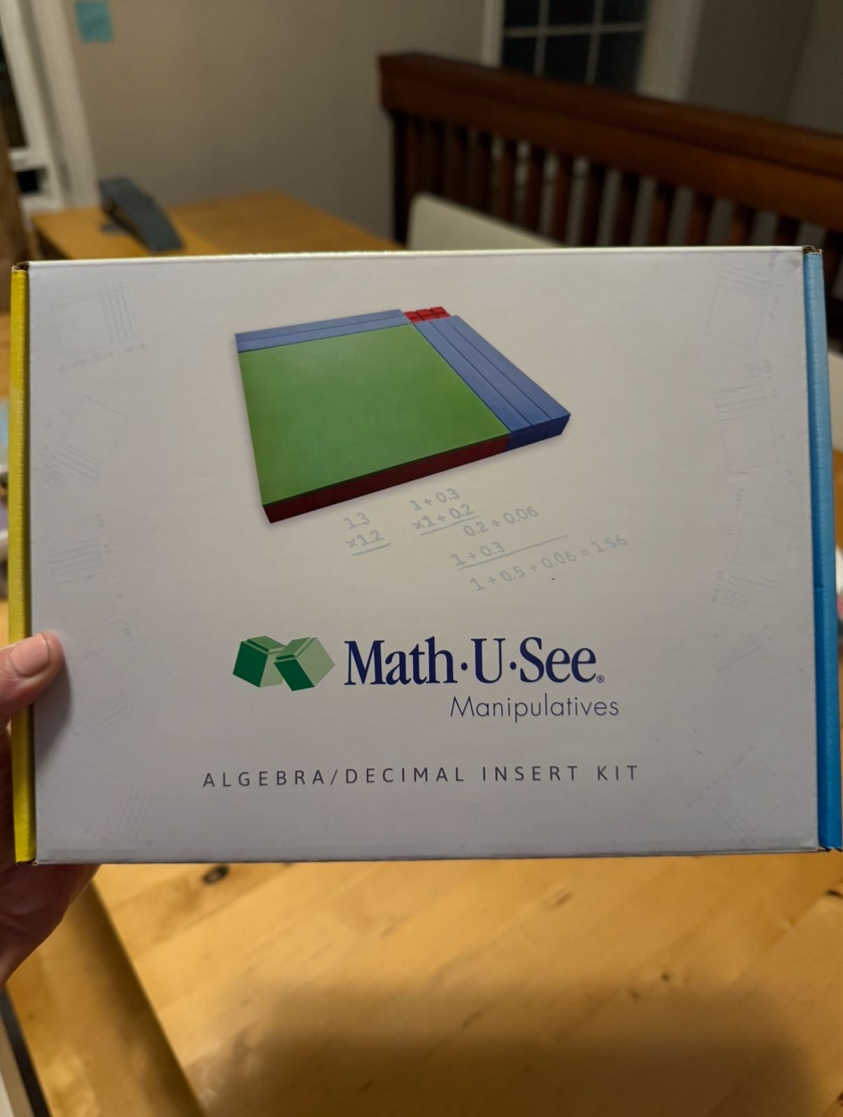 Math U See - Algebra Decimal Insert Kit Manipulatives