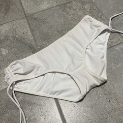 Victoria’s Secret Bikini Swim Bottom White Size Medium