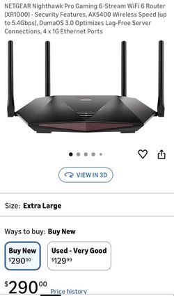 Nighthawk Pro gaming router