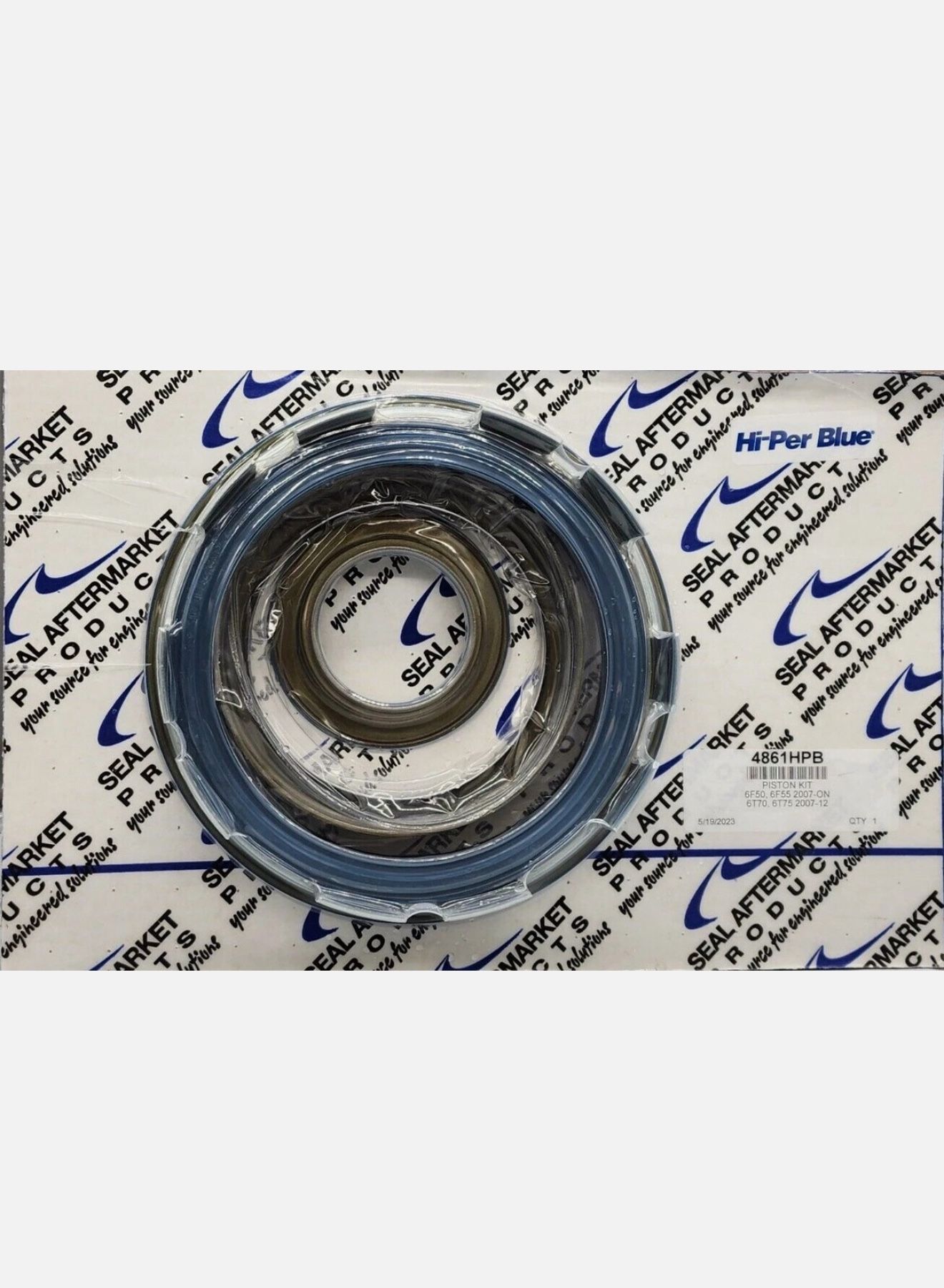 6T70, 6T75 Hi-Per Blue Molded Piston Kit (GEN1) 07-12 & Ford 6F50/55 07-on