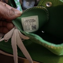 Green converse 