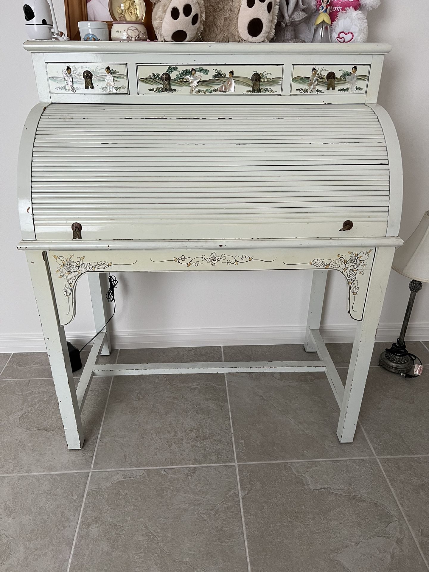 Antique Secretary Accordion Desk