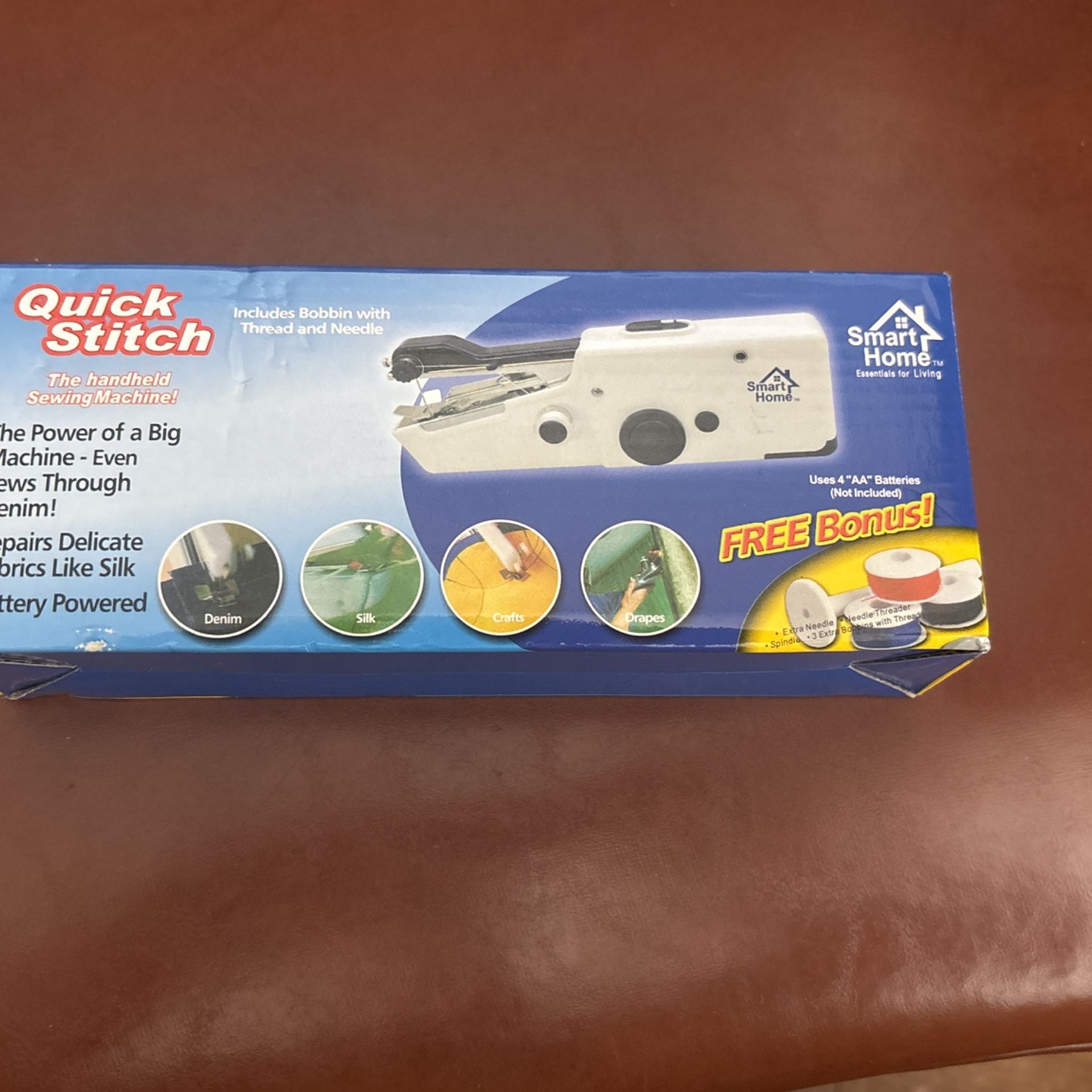 Mini Portable Smart Electric Tailor Stitch Hand-held Sewing Machine Home Travel