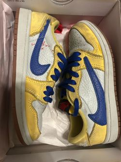 Jordan 1 low Travis Scott canary ps