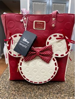 Minnie Mouse Rocks the Dots Coquette Tote Bag