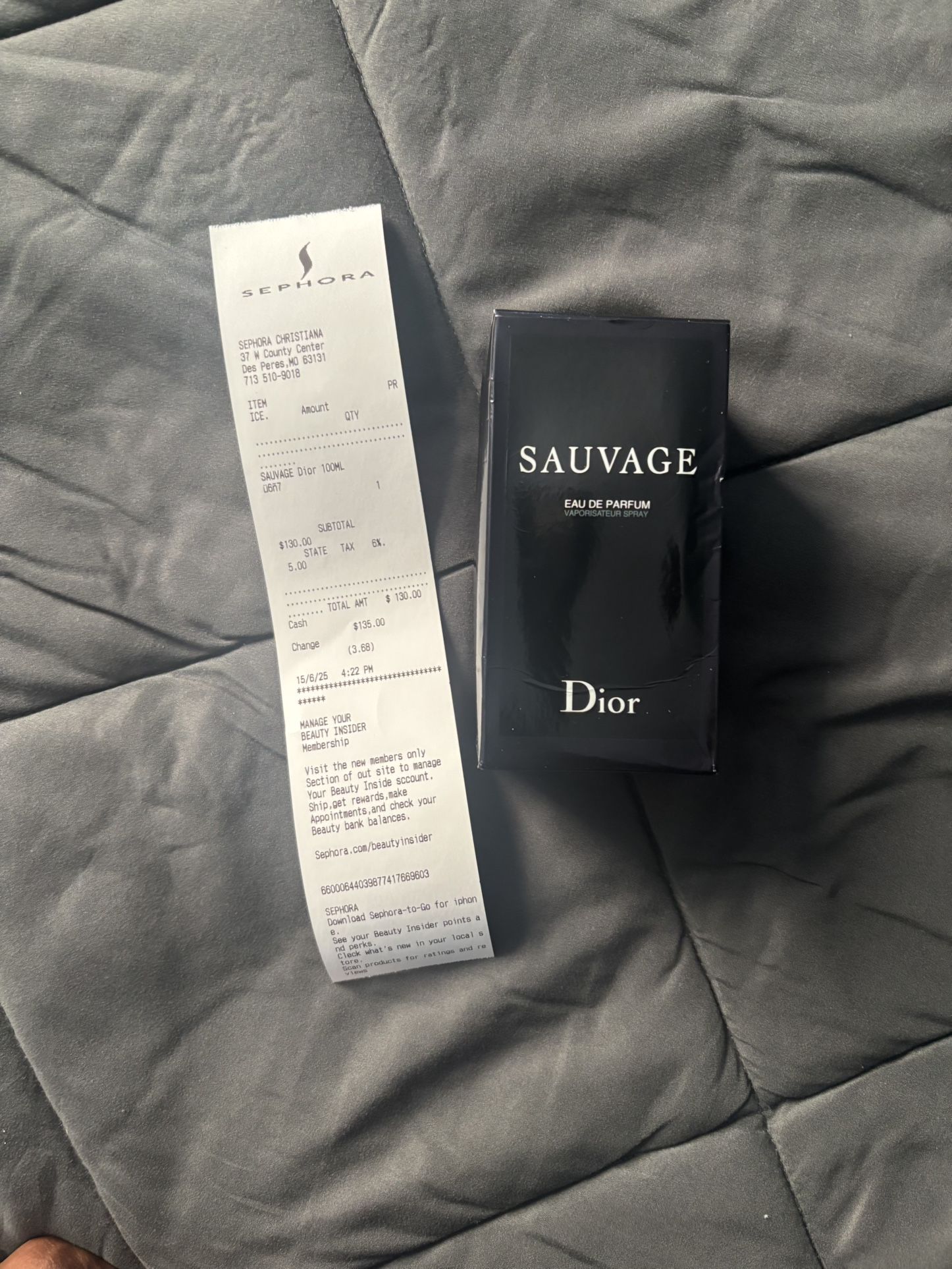 SAUVAGE Dior Cologne