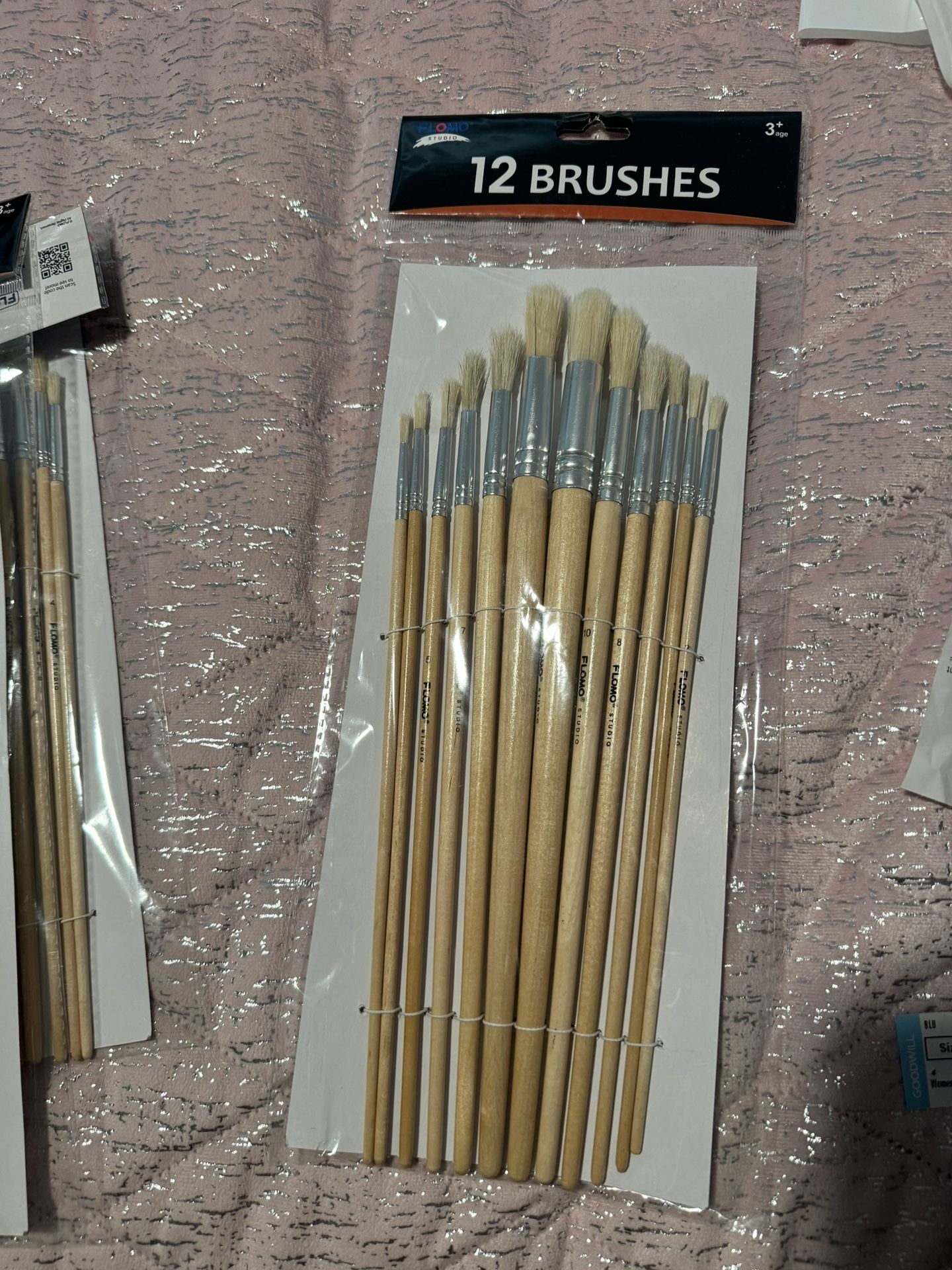 Brand New 5 Packs Of 12 Paint Brushes