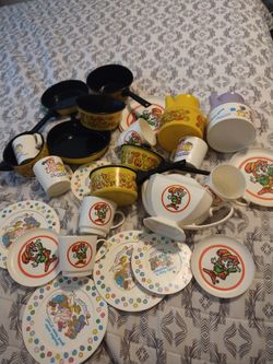 Vintage Play Dishes 