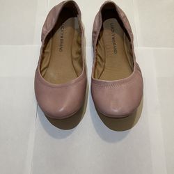 Lucky Brand Flats In Pink And Black