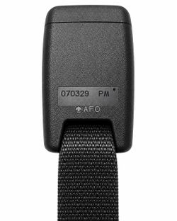 Genuine OEM GM Seat Belt Extender Extension Buckle Black