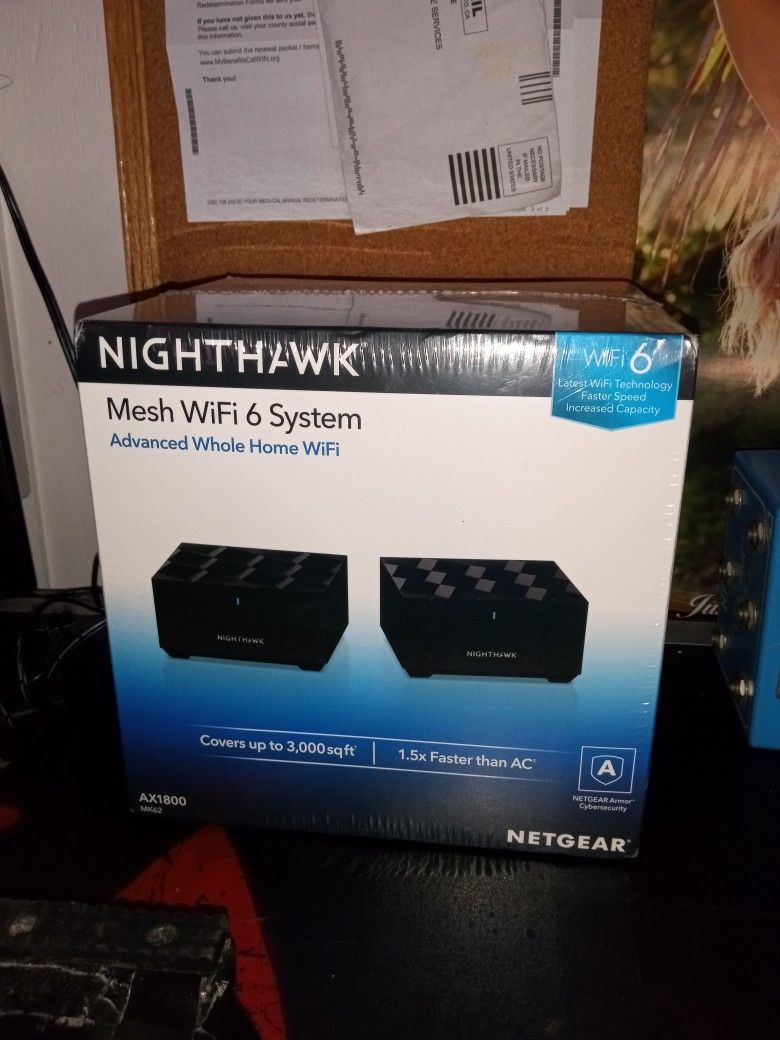 NETGEAR NIGHTHAWK WIRELESS ROUTER &(RANGE EXTENDERS NEW IN THE BOX 