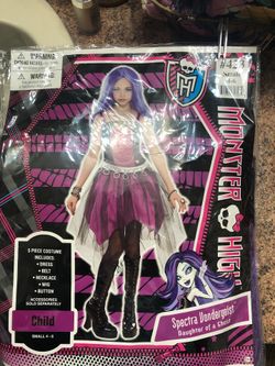 Monster High Costume Girl Size Small 4-6