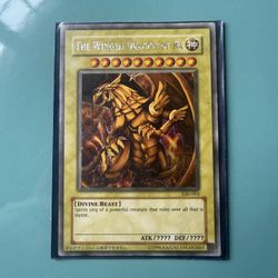 Yugioh 3 Egyptian God Cards GB1-001, Gb1-002,Gb1-003