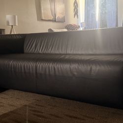 Black Leather Couch