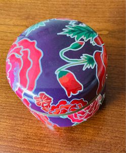New Metal Covered Bowl, 3” Wide X 3.5” Tall. Use For Candles, Jewelry, Candy Dish, Or…