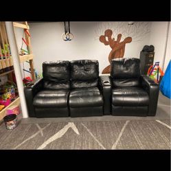 Faux Leather Recliners
