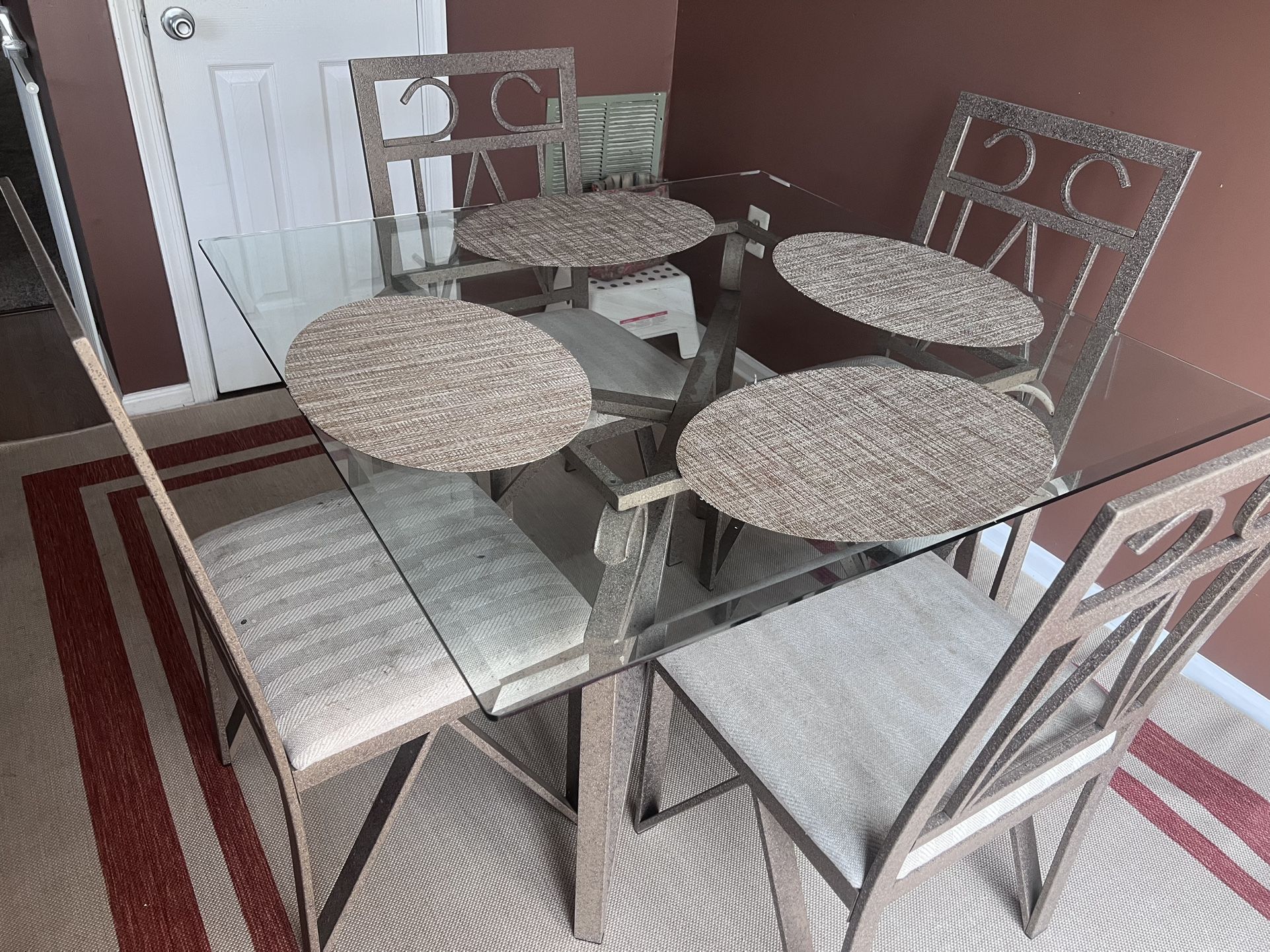 Glass Table w/ Chairs