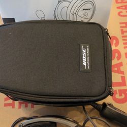 Bose A20 Aviation Headset with Bluetooth Dual Plug Cable - Black
