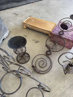 Iron Candle Holders