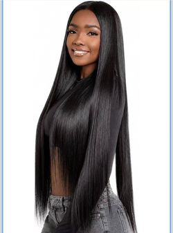 Brand new 30 Inch Straight 13x6 Lace Front Glueless Drawstring Wig Human Hair